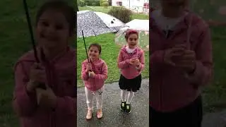 Yağmur da banyo yaptık