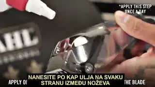 Kako podmazati noževe mašinice za šišanje WAHL