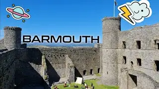 мотодвиж в Англии  красивое побережье Уэльса город Barmouth