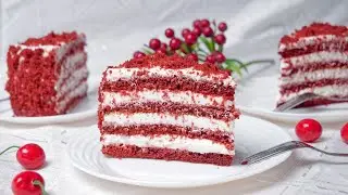 TORTA CRVENI SOMOT/RED VELVET - PREDIVNO IZGLEDA, UKUS FENOMENALAN