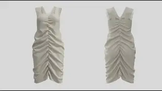 Marvelous Designer 9.5: Shirring Dress