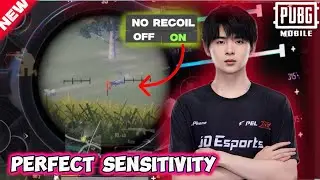 PUBG NO RECOIL/ZERO RECOIL SENSITIVITY 2024 | JDE PARABOY NEW BGMI BEST SENSITIVITY SETTINGS