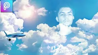 Picsart editing tutorial | cloud exposure effect 2018