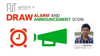 Draw a Alarm and Announcement icon