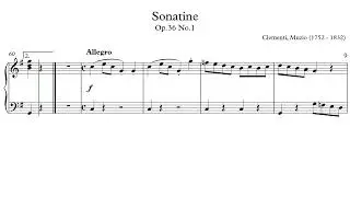 6 Piano Sonatinas, Op.36 No.2 (Clementi, Muzio)
