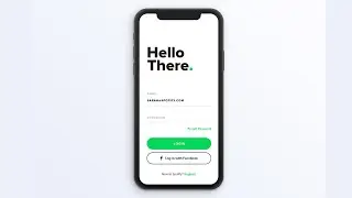 Flutter UI - Login and Sign up