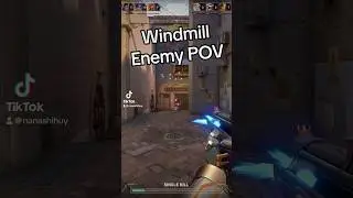 The Enemy POV for the Windmill is crazy #windmillpeek #valorant #valorantclips #valorantfunny