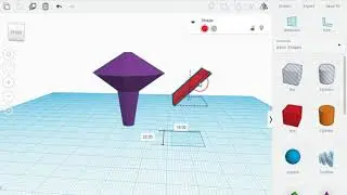 Check overhang angle in TinkerCad