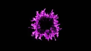 Pink Shockwave VFX effect black screen