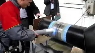 Носимый аппарат газопламенного напыления порошковой краски