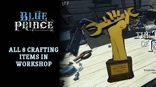 Blue prince walkthrough - All 8 crafting items in workshop - How to get invention trophy