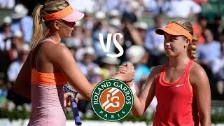 Sharapova vs Bouchard | 2014 Highlights