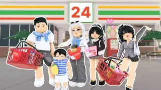 SHOPPING FOR SNACKS AT A KOREAN CONDITIONER | 💖 Berry Avenue Roblox Indonesia