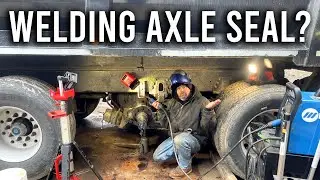 How I Fixed My Axle Seal! Kenworth W900L