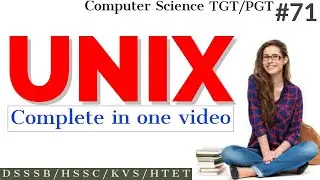 UNIX complete tutorial in one video (All commands) | UNIX in Hindi for beginners | Computer Science