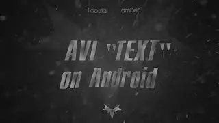 КАК СДЕЛАТЬ AVI 
