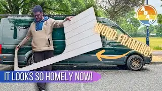 Wood Framing The Camper Windows | VW Crafter DIY Conversion