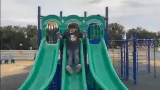 Fun playground slide