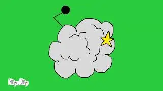 Fight Cloud Green Screen