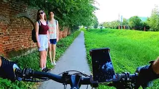 Встретили ЗЕМЛЯЧЕК в лесу! Из Ногинска во Фрязино! ВЕЛОПОКАТУШКА #56