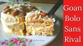Goan Bolo Sans Rival Recipe|Goan Portuguese Dessert|Christmas Special Recipe.