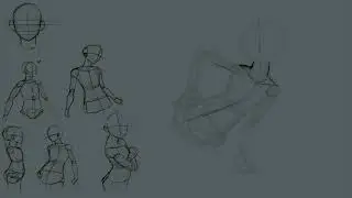 Drawing Everyday To Improve - Day 14 Upper Body Focus
