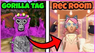 Gorilla Tag Youtuber Plays Rec Room