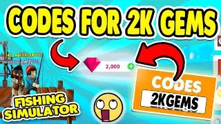 ALL *WORKING* ROBLOX FISHING SIMULATOR CODES FOR GEMS 🐠 SEPTEMBER 2020 CODES IN FISHING SIMULATOR