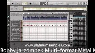 Platinum Samples: Bobby Jarzombek Multi-Format Metal MIDI Demo