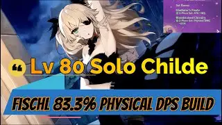 Fischl Physical Build Solo Childe-AR47  Genshin Impact