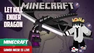 Let Kill Ender dragon 💪 |🛑MINECRAFT LIVE 🛑#minecraftlive​