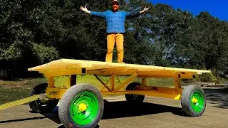 Restoring a FREE 60 year old Hay Wagon Trailer