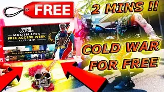 HOW TO GET COLD WAR FOR FREE on PS4 & PS5 Tutorial | FREE Access to Cold War MULTIPLAYER OUT NOW ! 😱