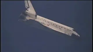 Atterraggio dello Space Shuttle Discovery della NASA
