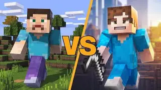 ¡Los Gráficos MÁS FEOS vs los MÁS INCREÍBLES en Minecraft! 😱 ¿Cuál Prefieres?