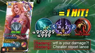 UPDATE: LANCELOT NEW BUILD 1 SHOT 100% BROKEN!! 😈🔥 | LANCELOT BEST BUILD & EMBLEM 2025 - MLBB