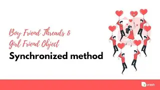 Synchronized method – Boy Friend Threads & Girl Friend Object