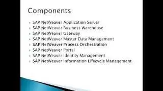SAP PI - 02 - What is SAP NetWeaver