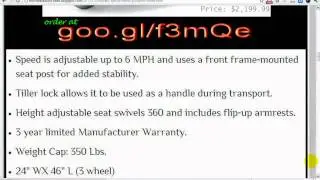 Mobility & Special Needs - Powered Wheel Chair : Michael Dadona Sales