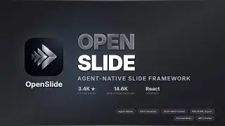 OpenSlide - AI Agent-Native Slide Framework (Full Guide)