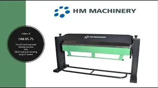 Sheet metal folding machine HS-7S ERGO  Hand and Foot operated