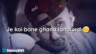 New Honey Singh Rap song status video