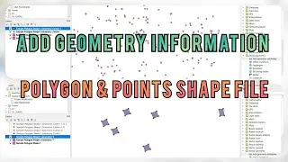 QGIS Tutorial || How To add Geometry Information of Shape File ||Extract Geometry of Polygon & Point