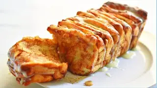How to make Fluffy Apple Cinnamon pull apart bread 