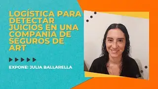 Logística para Detectar Juicios en una Companía de Seguros de ART - MACHINE LEARNING