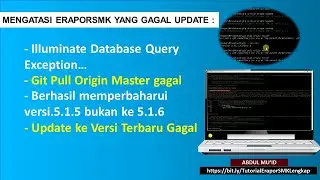 tutorial update erapor versi 5.1.5 ke 5.1.6 anti gagal