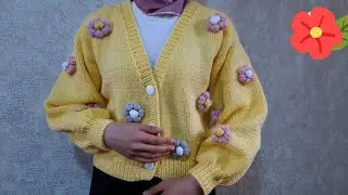1 qism. 15-16 yoshli qizlar uchun KARDIGAN to‘qish. Ķизлар учун КАРДИГАН тýқиш.  Вязание Кардигана