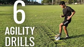 FAST FEET AGILITY AND DRIBBLING DRILLS FOR FOOTBALLERS/SOCCER PLAYERS
