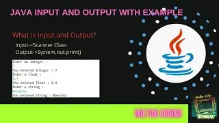 Getting User Input in Java (using Scanner class) || Input & Output in Java hindi || Milton Coding