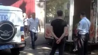 Эпичный снос ларька на площади Победы, Смоленск